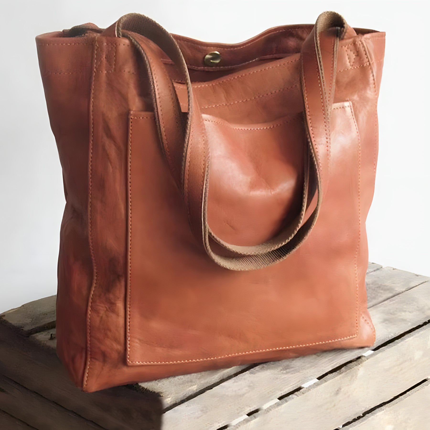 Fiona | Große Handtasche aus luxuriösem Vega-Leder mit viel Platz