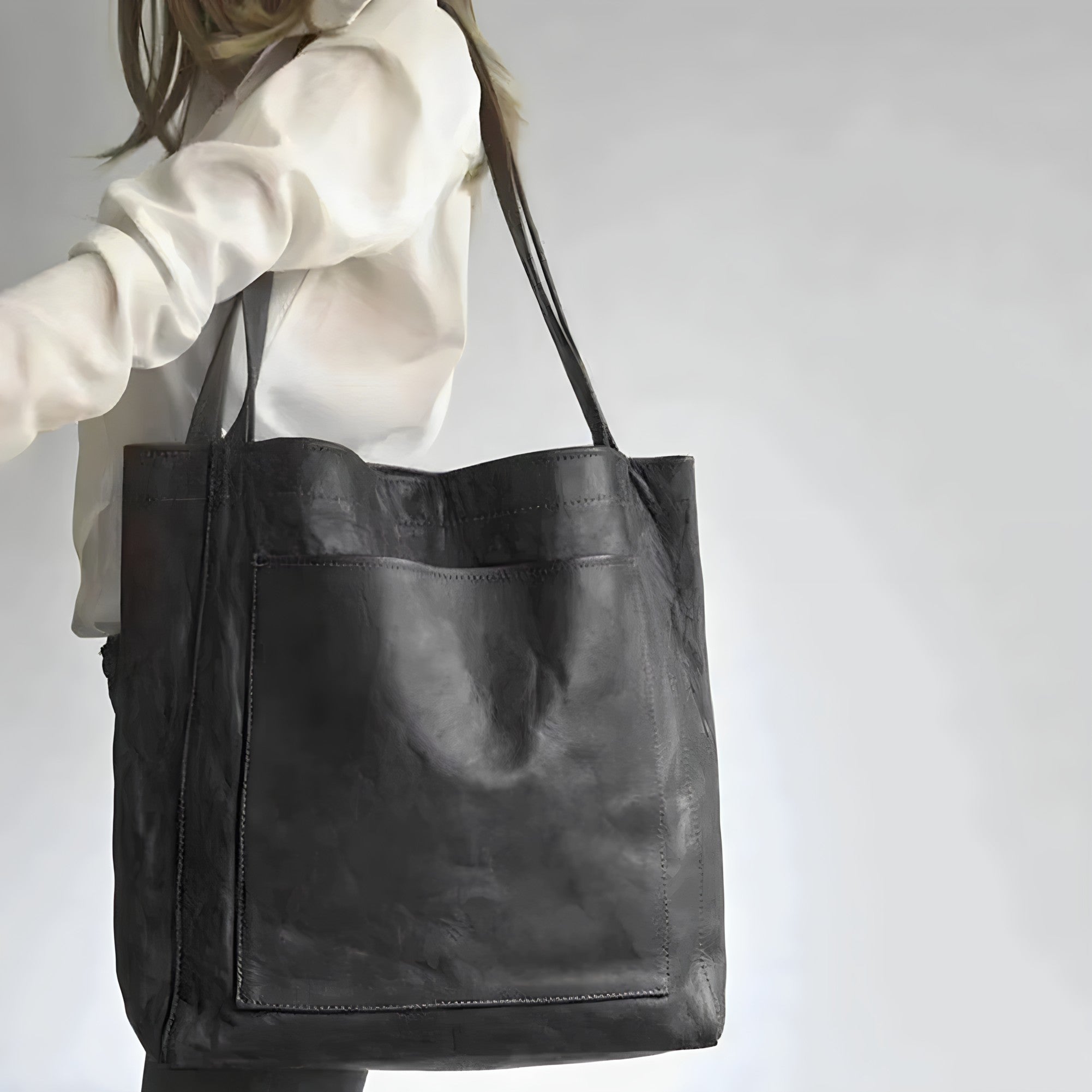 Fiona | Große Handtasche aus luxuriösem Vega-Leder mit viel Platz