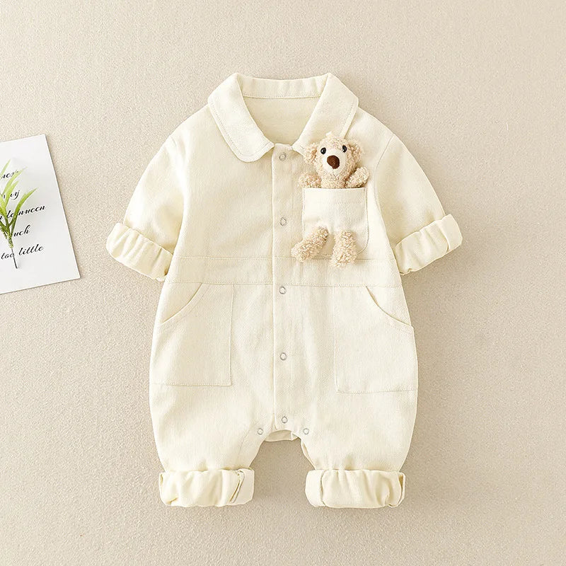 Kids Denim Jumpsuit