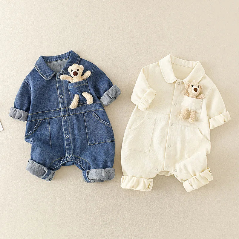 Kids Denim Jumpsuit