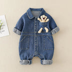 Kids Denim Jumpsuit