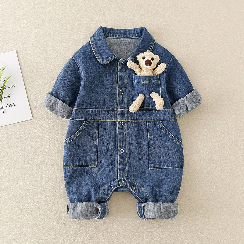 Kids Denim Jumpsuit