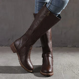 Women's Knee-High Boots | Non-Slip with Buckle