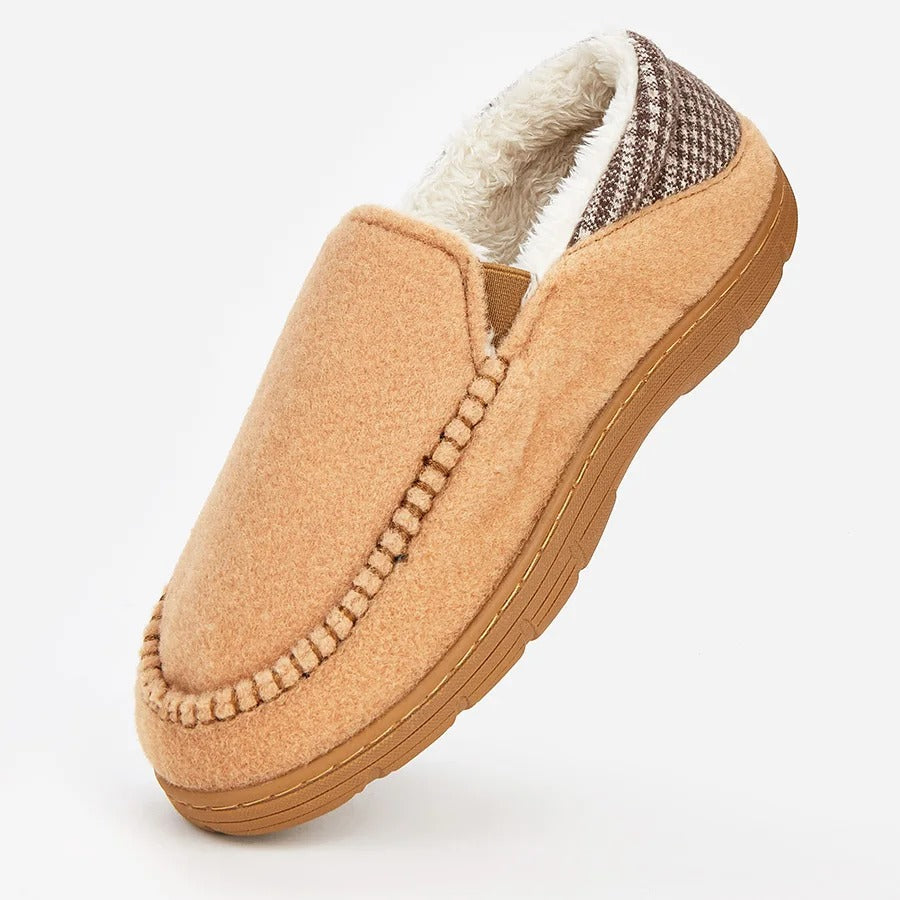 Men’s Slippers | Slip-On with Round Toe