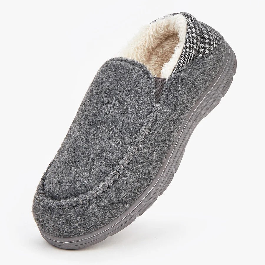 Men’s Slippers | Slip-On with Round Toe
