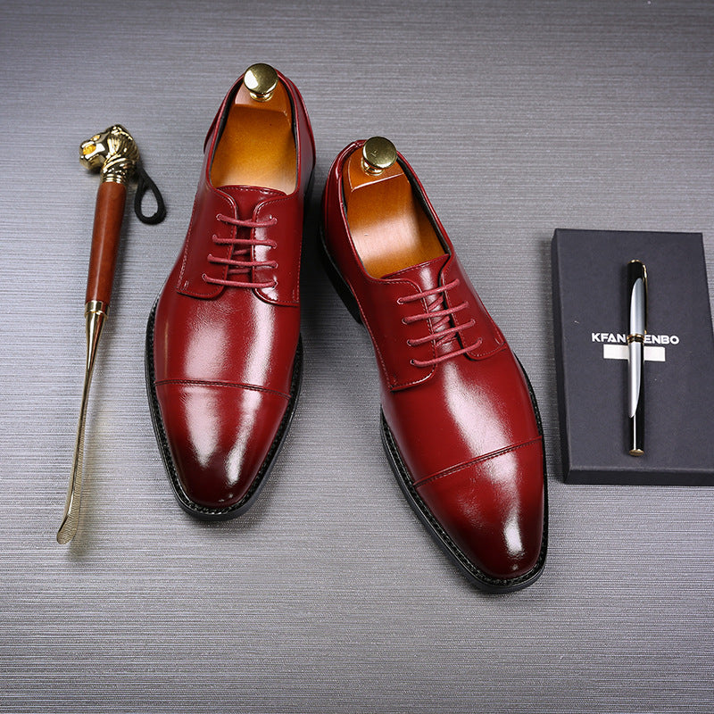 Herren Anzugschuhe | Klassische Flügelspitze Zehe