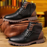 Men's Winter Boots | Zipper & Slip-Resistant