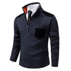 Pullover Herren Business | Mit Halbem Reißverschluss