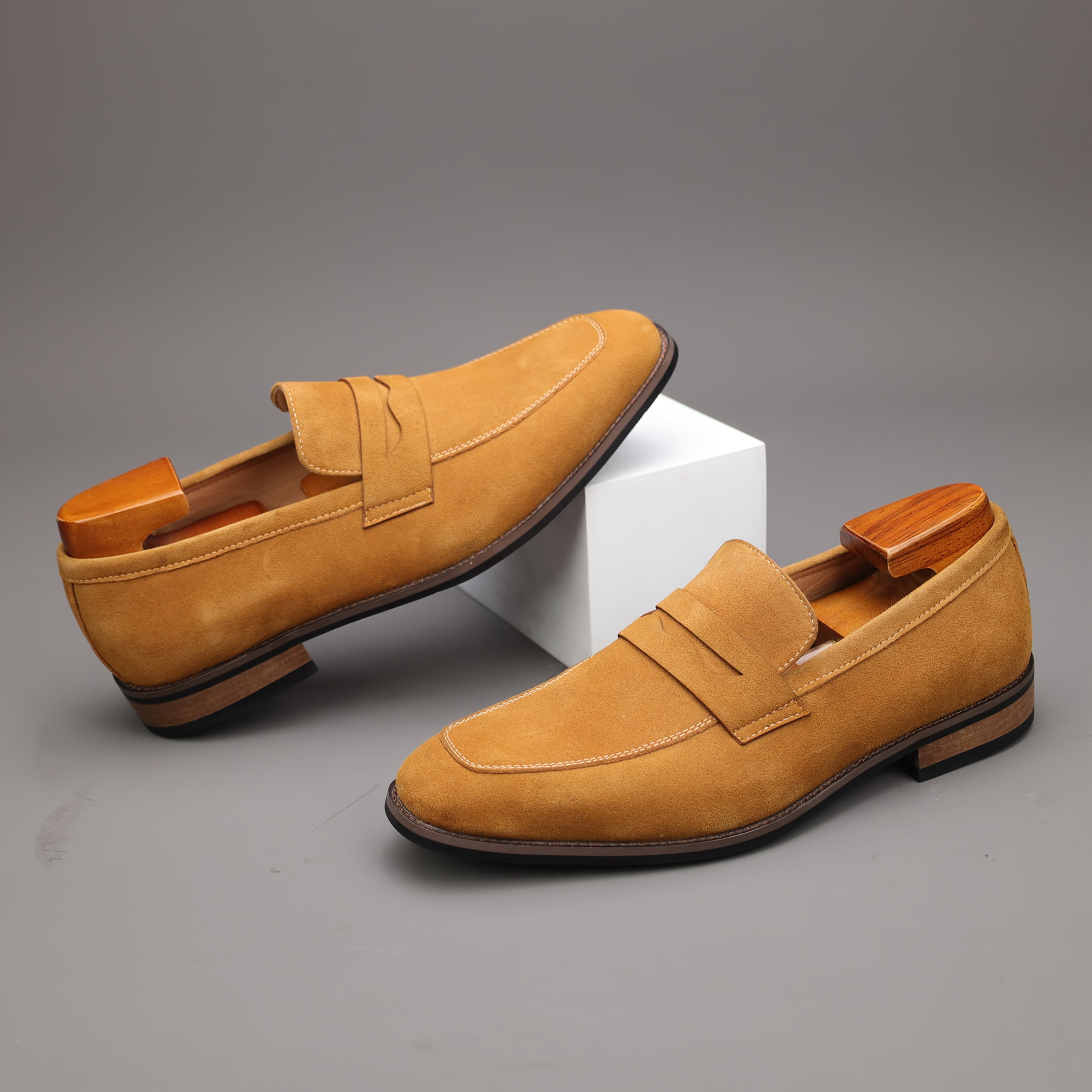 Men’s Suede Moccasins | Slip-On Loafers