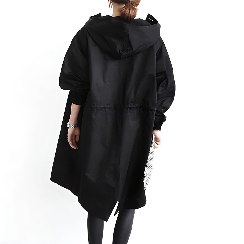 Leichter Trench Coat Damen mit Kapuze | Wetterfest