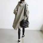Leichter Trench Coat Damen mit Kapuze | Wetterfest