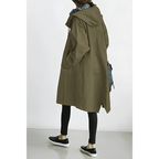 Leichter Trench Coat Damen mit Kapuze | Wetterfest