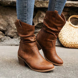 Women's Leather Ankle Boots | Cow Boy