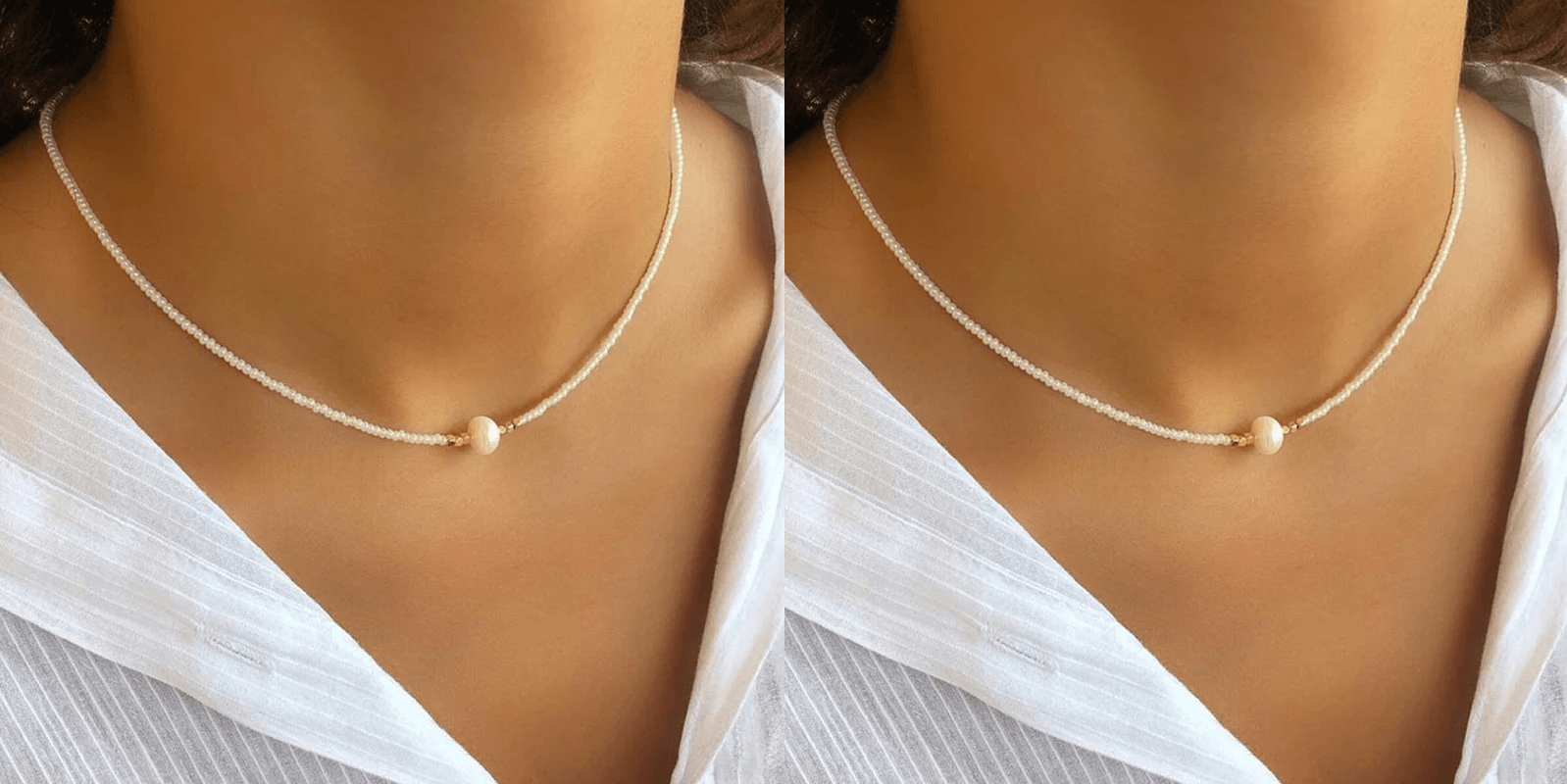 Velour Pearl | Luxuriöse und elegante Perlenkette