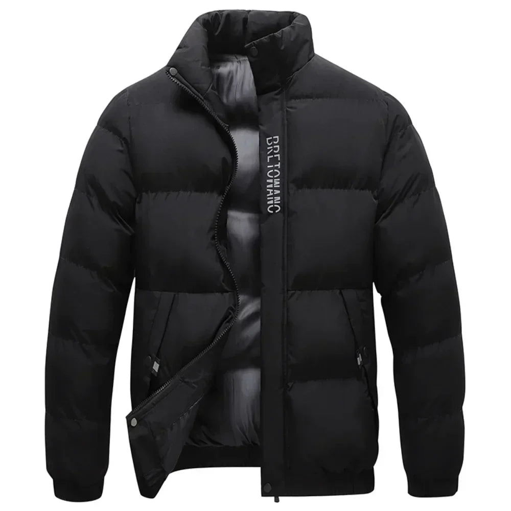 Herren Daunenjacke | Winterjacke Mit Kragen