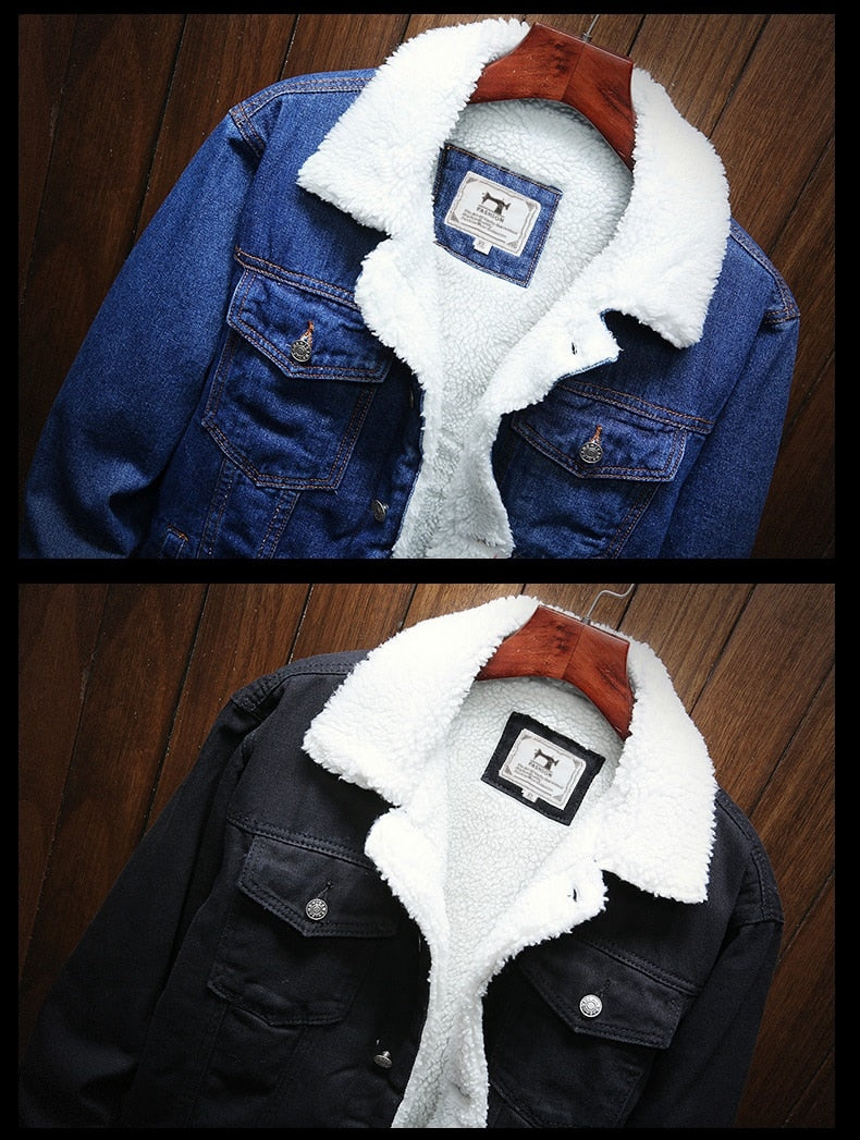 Men's Teddy Jacket | Denim