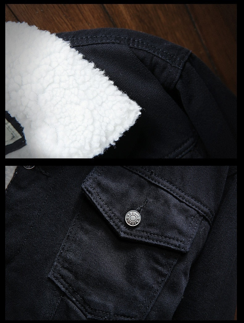 Men's Teddy Jacket | Denim