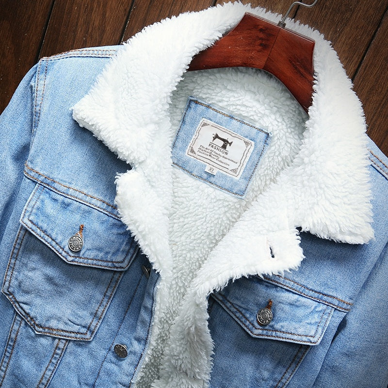 Herren Teddyjacke | Denim