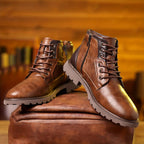 Men's Winter Boots | Zipper & Slip-Resistant