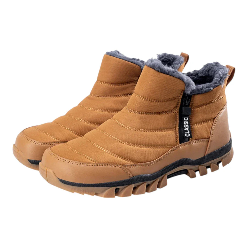 Herren Winterstiefel | Mit Reißverschluss & Fleecefutter