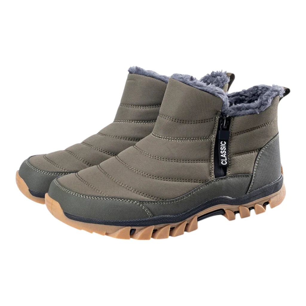 Herren Winterstiefel | Mit Reißverschluss & Fleecefutter