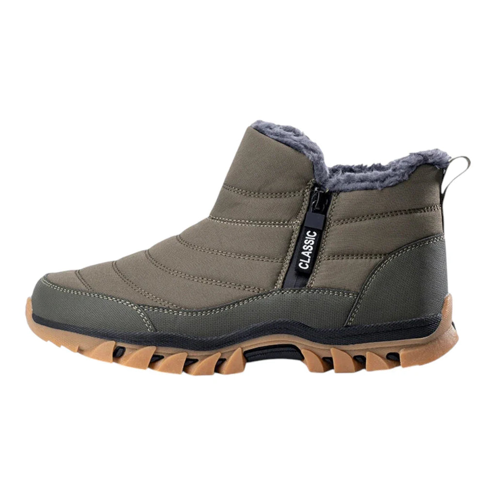 Herren Winterstiefel | Mit Reißverschluss & Fleecefutter