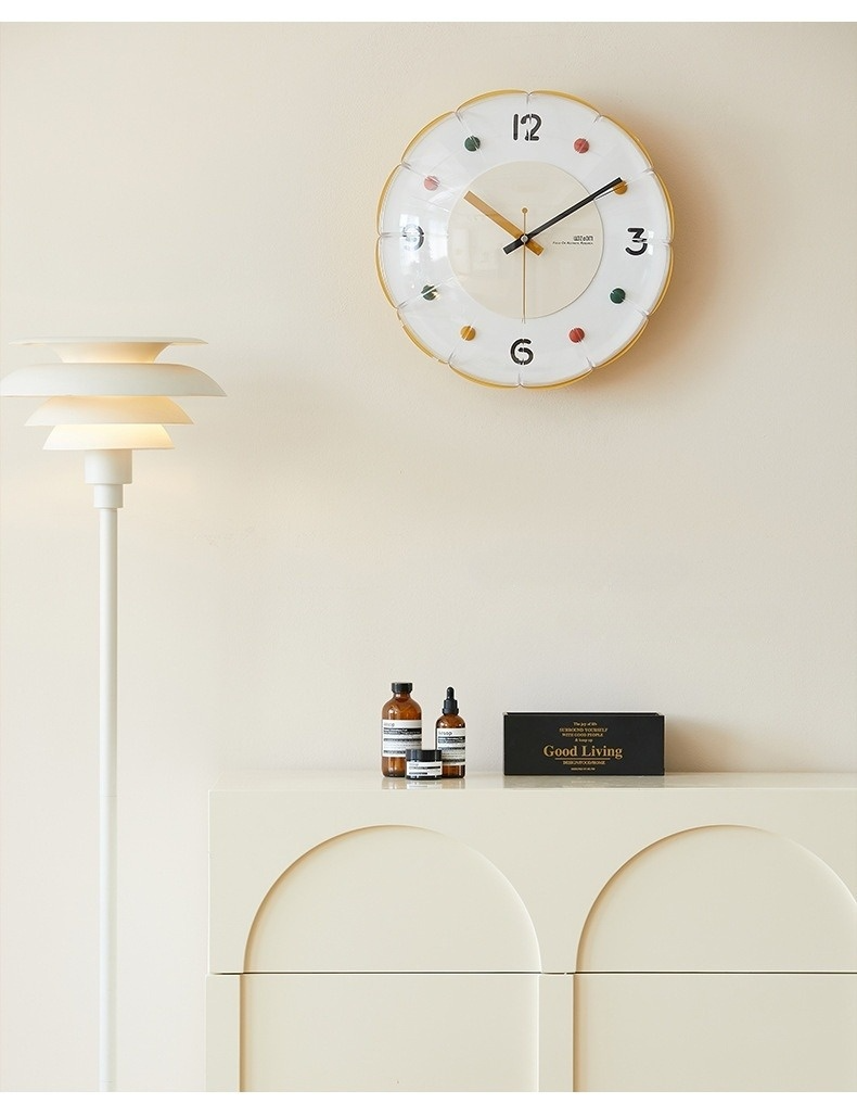 Bubbly Clock | Wohnzimmer Wanduhr Nordic Style