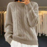 Women's Knit Sweater | Cable Pattern