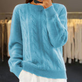 Women's Knit Sweater | Cable Pattern