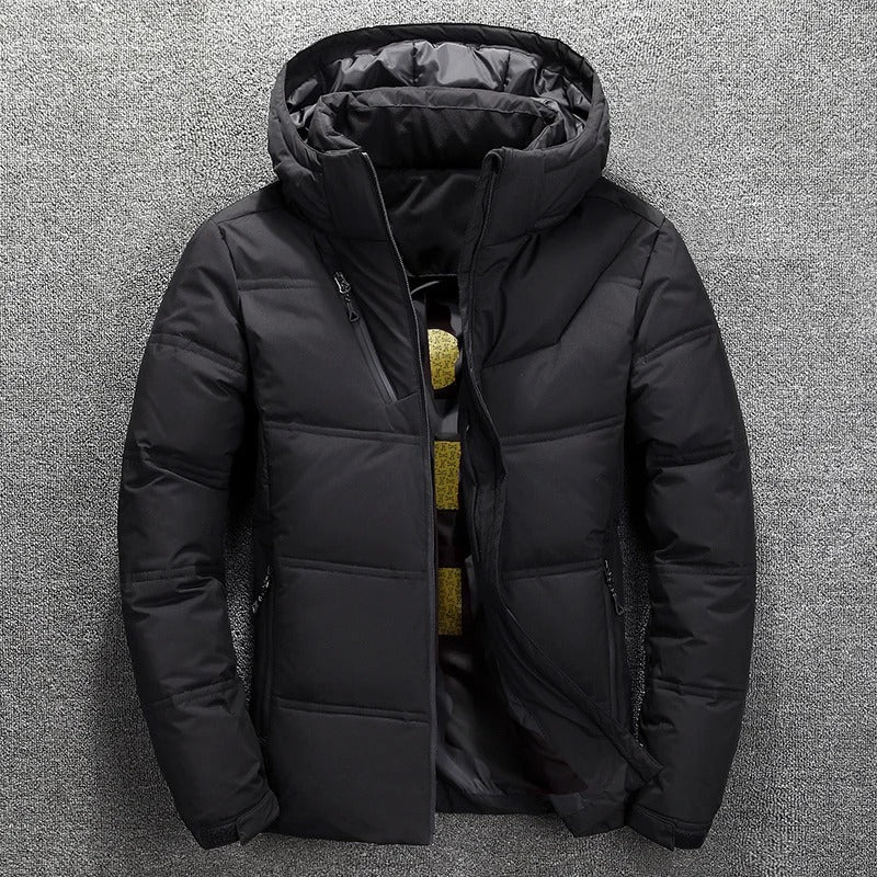 Herren Winterjacke | Daunenjacke mit Kapuze