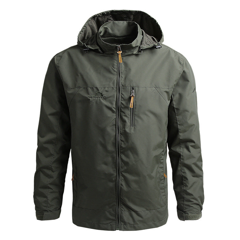 Maximilian | Softshell-jacke Wasser- Und Winddicht-Militärgrün-S-Becker Boutique