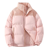 Blaise | Quiltet vinterjakke til mænd med varm foring og høj krave-Lyserød-Blaise | Quiltet vinterjakke til mænd med varm foring og høj krave - €52-Bentzen Butik