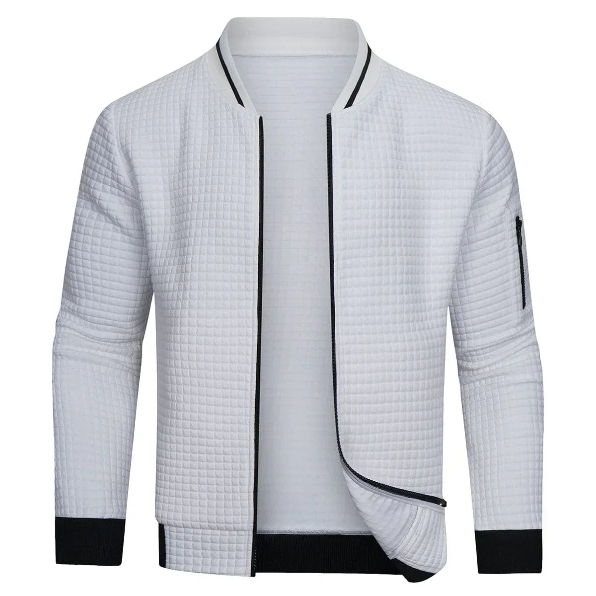 Herren Strickjacke mit Reißverschluss