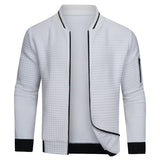 Men's cardigan with zipper