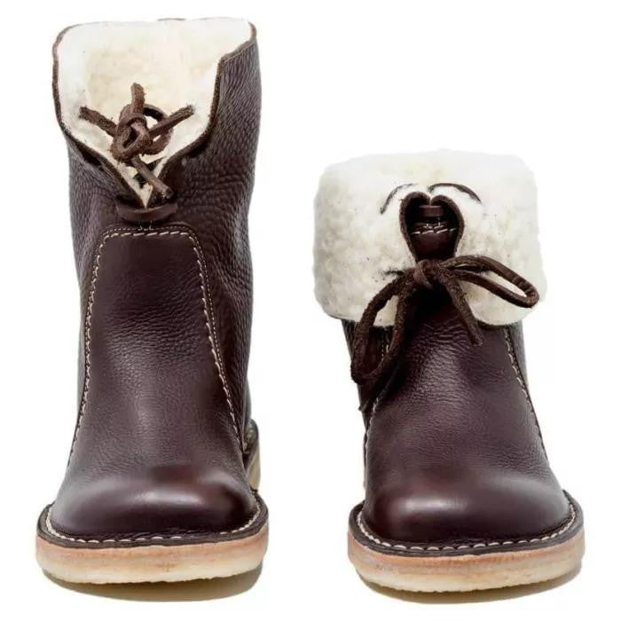 Wilma | Hochwertige Leder-Winterstiefel mit Fleecefutter-Becker Boutique