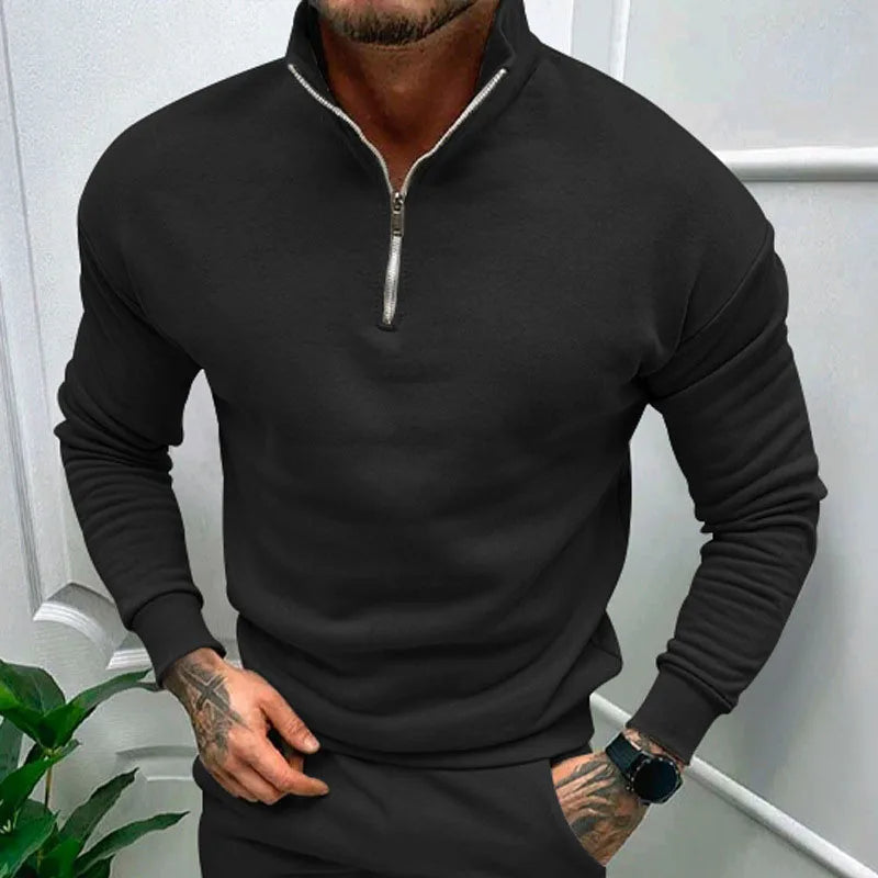 Mathieu | Pullover mit halbem Reißverschluss-Becker Boutique