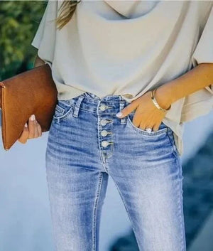 Kerryl | Bootcut-Jeans mit hoher Taille-Becker Boutique